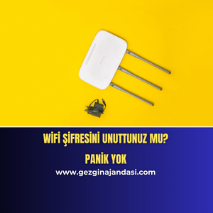 wifi şifremi unuttum modem şifresi öğrenme